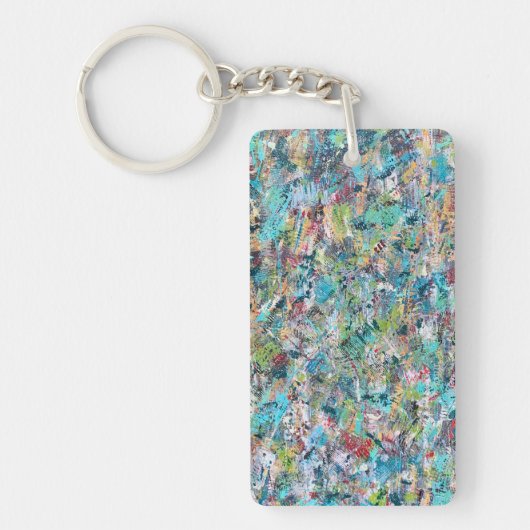 Blue Meadow Sleutelhanger (Voorkant)