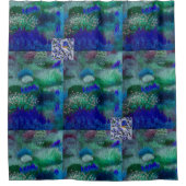 Blue Meadows Shower Curtain Douchegordijn (Voorkant)