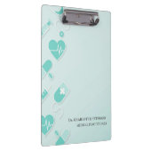 Blue Medical Doctor Elements Gepersonaliseerd Klembord (Rechts)