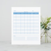 Blue Medical Visings Personal Planner Stationery (Staand voorkant)