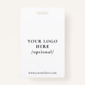 Blue Médicale Facility ou Business Member Badge (Dos)