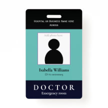Blue Médicale Facility ou Business Member Badge