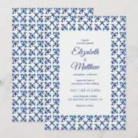 Blue Mediterranean Tegels Wedding