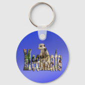 Blue Meerkats, Keyring Sleutelhanger (Achterkant)