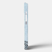 Blue Mehndi Motif Galaxy Note 4 Coque (Verso / Gauche)