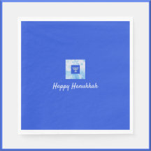  Blue Menorah Hanukkah