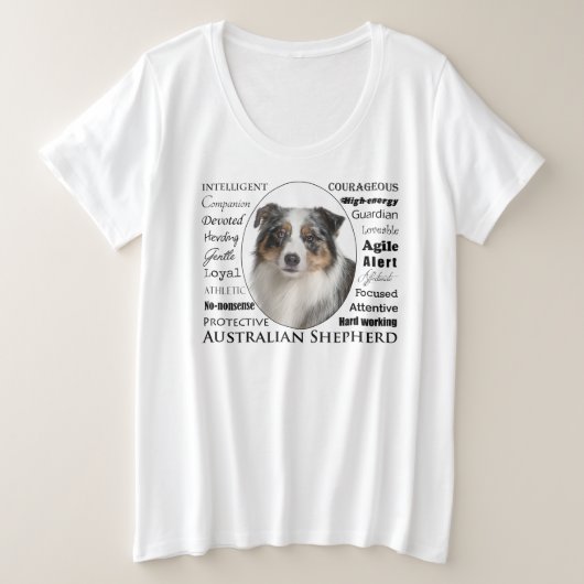 Blue Merle Australian Shepherd (Design devant)