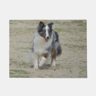 Blue Merle Australian Shepherd Deurmat