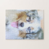 Blue Merle Australian Shepherd Legpuzzel (Horizontaal)