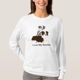 Blue Merle & Black Tri T-shirt