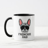 Blue Merle French Bulldog Frenchie Chien Papa Mug (Gauche)