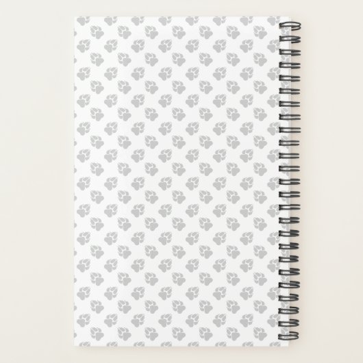 Blue Merle French Bulldog Frenchie Cute Dog & Name Planner (Achterkant)