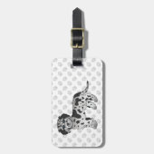 Blue Merle Mini Goldendole Cartoon Dog & Text Bagagelabel (Voorkant verticaal)