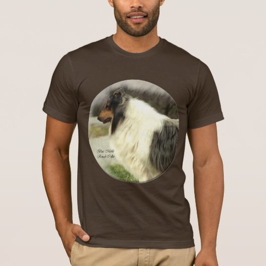 Blue Merle Rough Collie Gifts T-shirt (Voorkant)