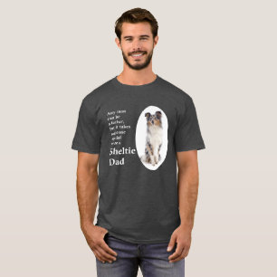 Blue Merle Sheltie Dad T-Shirt