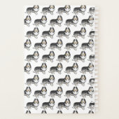 Blue Merle Sheltie Dog With Dog Bone & Name (Dos)