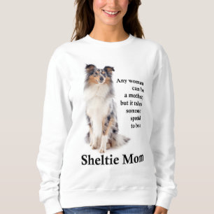 Blue Merle Sheltie mama Sweatshirt