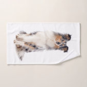 Blue Merle Sheltie Maman Ensemble de serviettes de (Serviette à main)