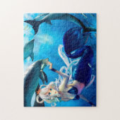 Blue Mermaid Puzzle Legpuzzel (Verticaal)