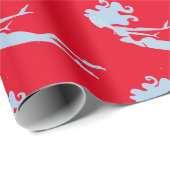 Blue Mermaid Swimmer Thunder_Cove Cadeaupapier (Rol Hoek)