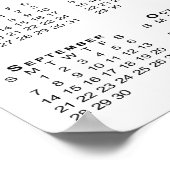 Blue Mesa Badlands Desert Mountains 2025 Kalender Poster (Hoek)