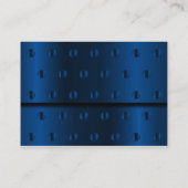 Blue Metal Visitekaartje (Achterkant)