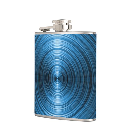 Blue Metallic Heupfles (Links)