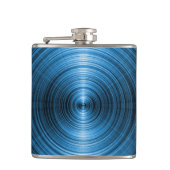 Blue Metallic Heupfles (Voorkant)