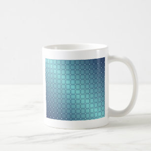 Blue Metallic Tegels kerstdecor Koffiemok