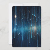  Blue Meteor Shower Kaart (Achterkant)