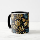 Blue Mexicain Floral Mug Mok (Voorkant links)