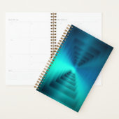 Blue Mint Diamond Agenda de l'événement (Devant avec enveloppe)