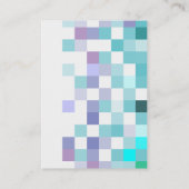 Blue Mint Elegant modern Visitekaartje (Achterkant)