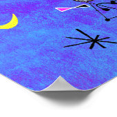 Blue Miro-ish Poster (Hoek)