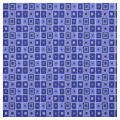 Blue Mod Square Fabric Stof (Swatch)