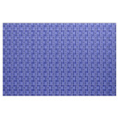 Blue Mod Square Fabric Stof (Fat Quarter)