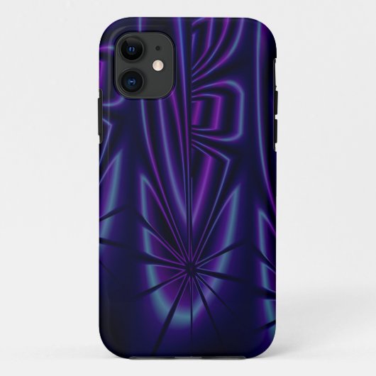 Blue Modern Abstract iPhone 5 Hoesje (Achterkant)