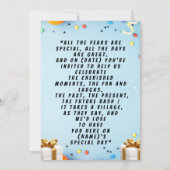 Blue Modern Birthday Party Invitation (Dos)