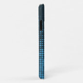 Blue, modern, retro, cool, trendy dot pattern Case-Mate iPhone case (Achterkant/rechts)