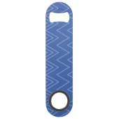 Blue, moderne, simple, cool, trendy zigzag (Dos)