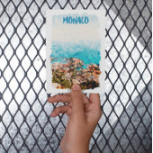 Blue Monaco Ocean Uitzicht Painting Briefkaart