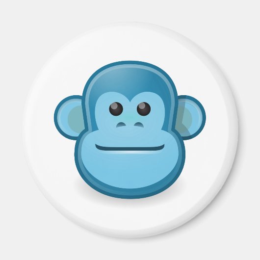 Blue Monkey Magneet (Voorkant)
