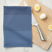 Blue Monochromatic Theedoek (Quarter Fold)