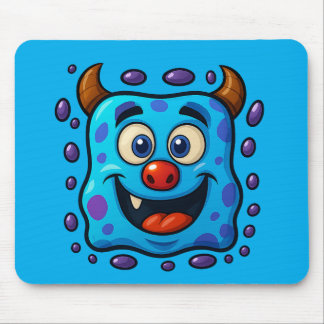 Blue Monster Mousepad Muismat