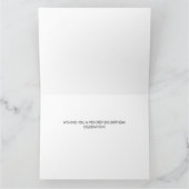 Blue Monster Truck Extra Grande carte d'anniversai (Intérieur)