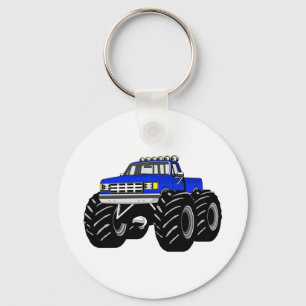 BLUE MONSTER TRUCK SLEUTELHANGER