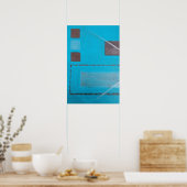 Blue Moon 1/3 Poster (Keuken)