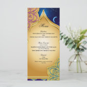 Blue Moon Arabian Nights Glam Gold Purple Menu (Debout devant)