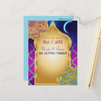 Blue Moon Arabian Nights Glam Goud Save The Date
