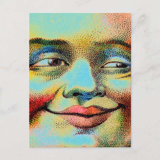 Blue Moon Briefkaart (Voorkant)